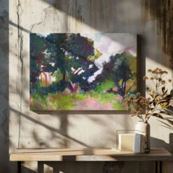 Trees In The Distance - Stretched Canvas, Poster Or Fine Art Print(Trees In The Distance Stretched Canvas Poster Or Fine Art Print) -Heart Wall Art Store pictufy canvas dried flowers ratio 7x5 2786695