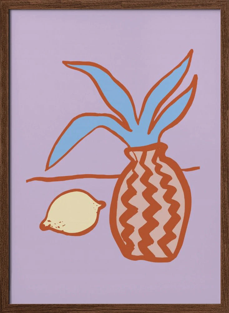 Lilac Lemon - Stretched Canvas, Poster Or Fine Art Print(Lilac Lemon Stretched Canvas Poster Or Fine Art Print) 2 Lilac Lemon - Stretched Canvas, Poster Or Fine Art Print(Lilac Lemon Stretched Canvas Poster Or Fine Art Print) - Image 2