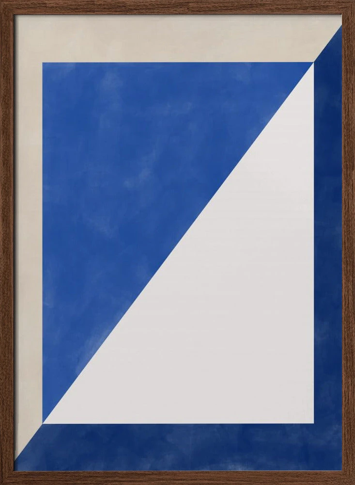 Blue Geometric Play - Stretched Canvas, Poster Or Fine Art Print(Blue Geometric Play Stretched Canvas Poster Or Fine Art Print) 2 Blue Geometric Play - Stretched Canvas, Poster Or Fine Art Print(Blue Geometric Play Stretched Canvas Poster Or Fine Art Print) - Image 2