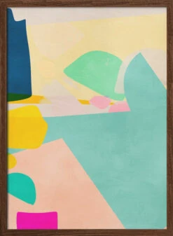 Minimal Shapes - Stretched Canvas, Poster Or Fine Art Print(Minimal Shapes Stretched Canvas Poster Or Fine Art Print)