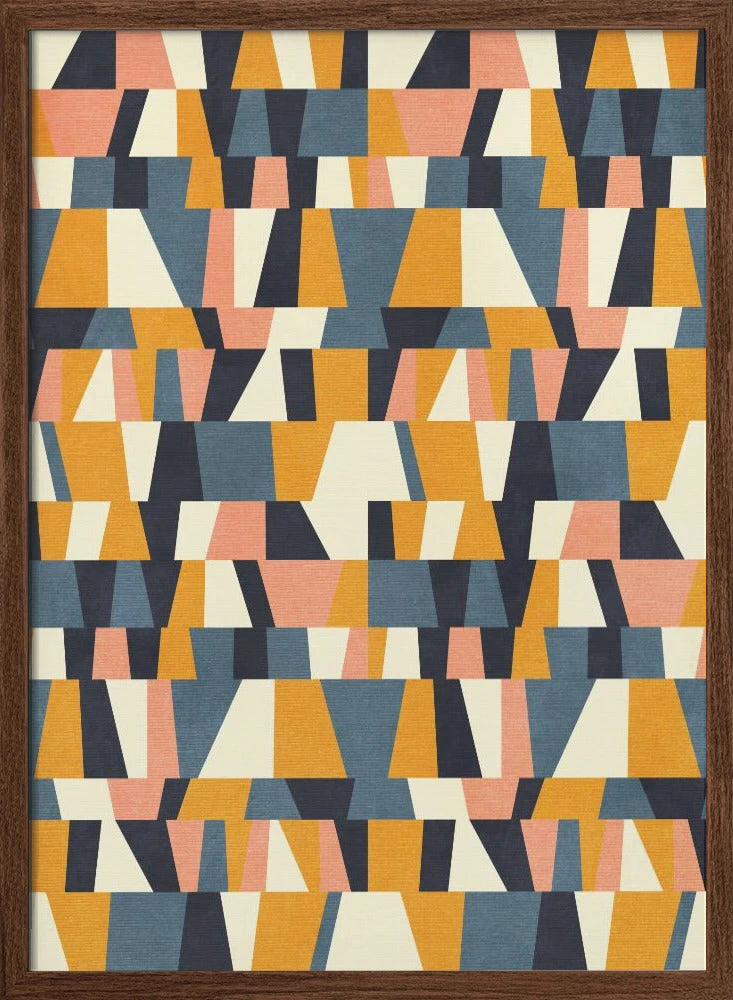 Rainbow Plus ShapesBlue Mustard14 - Stretched Canvas, Poster Or Fine Art Print(Rainbow Plus Shapes Blue Mustard14 Stretched Canvas Poster Or Fine Art Print) 2 Rainbow Plus ShapesBlue Mustard14 - Stretched Canvas, Poster Or Fine Art Print(Rainbow Plus Shapes Blue Mustard14 Stretched Canvas Poster Or Fine Art Print) - Image 2