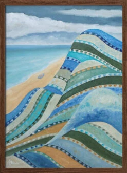 Nonforlorn Blue - Stretched Canvas, Poster Or Fine Art Print(Nonforlorn Blue Stretched Canvas Poster Or Fine Art Print)