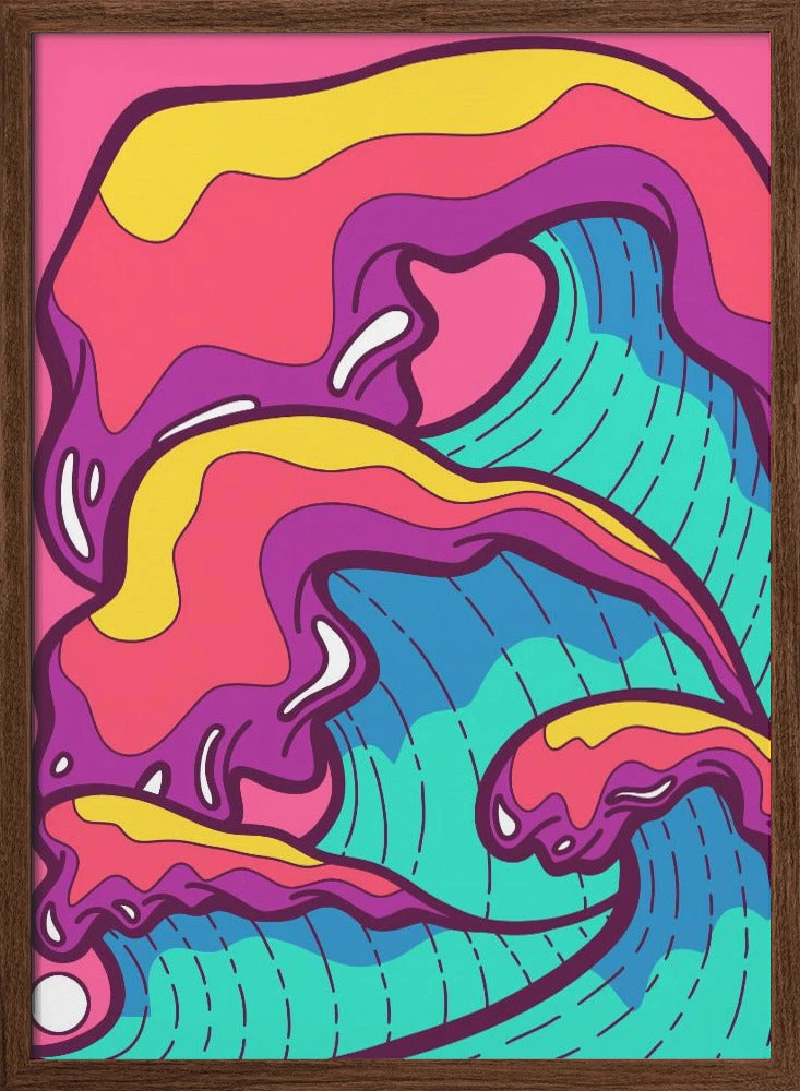 The Tidal Waves - Stretched Canvas, Poster Or Fine Art Print(The Tidal Waves Stretched Canvas Poster Or Fine Art Print) 2 The Tidal Waves - Stretched Canvas, Poster Or Fine Art Print(The Tidal Waves Stretched Canvas Poster Or Fine Art Print) - Image 2