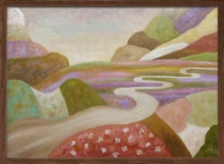 Through The Lull Fields - Stretched Canvas, Poster Or Fine Art Print(Through The Lull Fields Stretched Canvas Poster Or Fine Art Print)