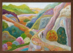 Inner Walking - Stretched Canvas, Poster Or Fine Art Print(Inner Walking Stretched Canvas Poster Or Fine Art Print) -Heart Wall Art Store pictufy dark wood horizontal 50x70 2575106