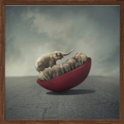 Life Is A Balance - Square Stretched Canvas, Poster Or Fine Art Print(Life Is A Balance Square Stretched Canvas Poster Or Fine Art Print) -Heart Wall Art Store pictufy dark wood square 50x70 1374502