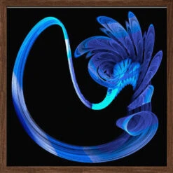 The Blues - Square Stretched Canvas, Poster Or Fine Art Print(The Blues Square Stretched Canvas Poster Or Fine Art Print 1) -Heart Wall Art Store pictufy dark wood square 50x70 2412100