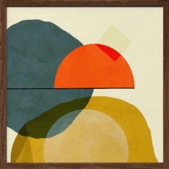 Mid Painted2 Kopie - Square Stretched Canvas, Poster Or Fine Art Print(Mid Painted2 Kopie Square Stretched Canvas Poster Or Fine Art Print) -Heart Wall Art Store pictufy dark wood square 50x70 2552790