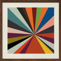 Faces Stripes Minimal - Square Stretched Canvas, Poster Or Fine Art Print(Faces Stripes Minimal Square Stretched Canvas Poster Or Fine Art Print) -Heart Wall Art Store pictufy dark wood square 50x70 2552886