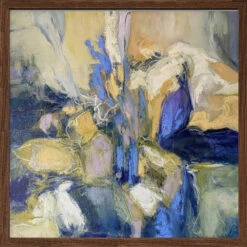 Irises - Square Stretched Canvas, Poster Or Fine Art Print(Irises Square Stretched Canvas Poster Or Fine Art Print) -Heart Wall Art Store pictufy dark wood square 50x70 2568086