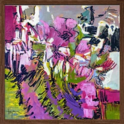 Df675a And To Everything There Is A Season Bloom I - Square Stretched Canvas, Poster Or Fine Art Print(Df675a And To Everything There Is A Season Bloom I Square Stretched Canvas Poster Or Fine Art Print) -Heart Wall Art Store pictufy dark wood square 50x70 2570901