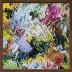 Bianca Palette Master - Square Stretched Canvas, Poster Or Fine Art Print(Bianca Palette Master Square Stretched Canvas Poster Or Fine Art Print) -Heart Wall Art Store pictufy dark wood square 50x70 2651546