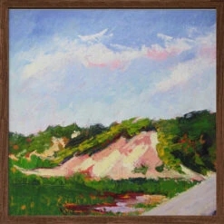 Lands End Dune - Square Stretched Canvas, Poster Or Fine Art Print(Lands End Dune Square Stretched Canvas Poster Or Fine Art Print) -Heart Wall Art Store pictufy dark wood square 50x70 2786633