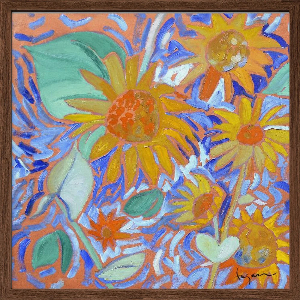 Sunflowersagei - Square Stretched Canvas, Poster Or Fine Art Print(Sunflowersagei Square Stretched Canvas Poster Or Fine Art Print) 4 Sunflowersagei - Square Stretched Canvas, Poster Or Fine Art Print(Sunflowersagei Square Stretched Canvas Poster Or Fine Art Print) - Image 4