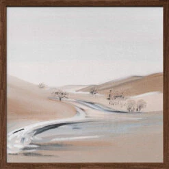 Farm View III - Square Stretched Canvas, Poster Or Fine Art Print(Farm View Iii Square Stretched Canvas Poster Or Fine Art Print) -Heart Wall Art Store pictufy dark wood square 50x70 2925842