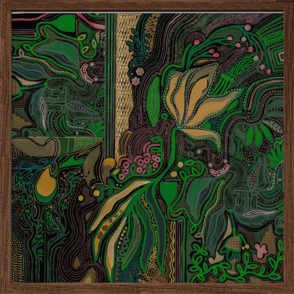 Botanical Geometry - Square Stretched Canvas, Poster Or Fine Art Print(Botanical Geometry Square Stretched Canvas Poster Or Fine Art Print) 4 Botanical Geometry - Square Stretched Canvas, Poster Or Fine Art Print(Botanical Geometry Square Stretched Canvas Poster Or Fine Art Print) - Image 4