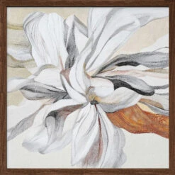 Fleur II - Square Stretched Canvas, Poster Or Fine Art Print(Fleur Ii Square Stretched Canvas Poster Or Fine Art Print) -Heart Wall Art Store pictufy dark wood square 50x70 3163646