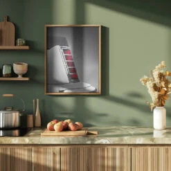 US Classic Car Continental Abstract 1977 - Stretched Canvas, Poster Or Fine Art Print(Us Classic Car Continental Abstract 1977 Stretched Canvas Poster Or Fine Art Print) -Heart Wall Art Store pictufy green kitchen ratio 4x5 2196690