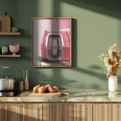 US Classic Car Fair Lane 1968 Taillight Abstract - Stretched Canvas, Poster Or Fine Art Print(Us Classic Car Fair Lane 1968 Taillight Abstract Stretched Canvas Poster Or Fine Art Print) -Heart Wall Art Store pictufy green kitchen ratio 4x5 2231768