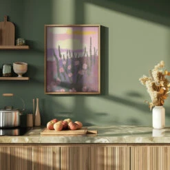 In The Morning Sun - Stretched Canvas, Poster Or Fine Art Print(In The Morning Sun Stretched Canvas Poster Or Fine Art Print) -Heart Wall Art Store pictufy green kitchen ratio 4x5 2459373