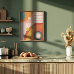 Playing Around Shapes 3 - Stretched Canvas, Poster Or Fine Art Print(Playing Around Shapes 3 Stretched Canvas Poster Or Fine Art Print) 20 Playing Around Shapes 3 - Stretched Canvas, Poster Or Fine Art Print(Playing Around Shapes 3 Stretched Canvas Poster Or Fine Art Print) -Heart Wall Art Store pictufy green kitchen ratio 4x5 2500936