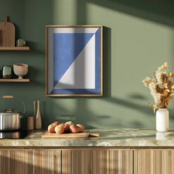 Blue Geometric Play - Stretched Canvas, Poster Or Fine Art Print(Blue Geometric Play Stretched Canvas Poster Or Fine Art Print) 20 Blue Geometric Play - Stretched Canvas, Poster Or Fine Art Print(Blue Geometric Play Stretched Canvas Poster Or Fine Art Print) -Heart Wall Art Store pictufy green kitchen ratio 4x5 2551430