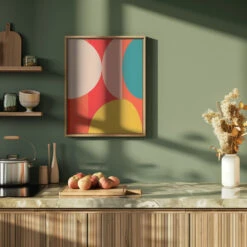 Mid Century Pastel 13 - Stretched Canvas, Poster Or Fine Art Print(Mid Century Pastel 13 Stretched Canvas Poster Or Fine Art Print) 20 Mid Century Pastel 13 - Stretched Canvas, Poster Or Fine Art Print(Mid Century Pastel 13 Stretched Canvas Poster Or Fine Art Print) -Heart Wall Art Store pictufy green kitchen ratio 4x5 2552878