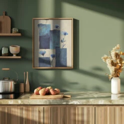 Blocks And Flowers - Stretched Canvas, Poster Or Fine Art Print(Blocks And Flowers Stretched Canvas Poster Or Fine Art Print) 20 Blocks And Flowers - Stretched Canvas, Poster Or Fine Art Print(Blocks And Flowers Stretched Canvas Poster Or Fine Art Print) -Heart Wall Art Store pictufy green kitchen ratio 4x5 2554832