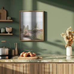 Botanical Garden - Stretched Canvas, Poster Or Fine Art Print(Botanical Garden Stretched Canvas Poster Or Fine Art Print 1) -Heart Wall Art Store pictufy green kitchen ratio 4x5 2711084