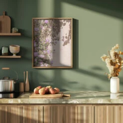 Lilac Summer - Stretched Canvas, Poster Or Fine Art Print(Lilac Summer Stretched Canvas Poster Or Fine Art Print) -Heart Wall Art Store pictufy green kitchen ratio 4x5 2711091