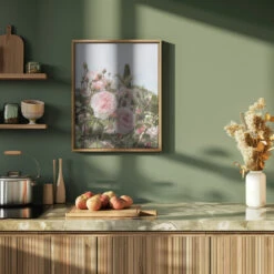 Garden Roses - Stretched Canvas, Poster Or Fine Art Print(Garden Roses Stretched Canvas Poster Or Fine Art Print) 20 Garden Roses - Stretched Canvas, Poster Or Fine Art Print(Garden Roses Stretched Canvas Poster Or Fine Art Print) -Heart Wall Art Store pictufy green kitchen ratio 4x5 2711098