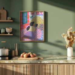 Rafaela Mascaro's Print Number 81 - Stretched Canvas, Poster Or Fine Art Print(9933x14043 Din 81 Stretched Canvas Poster Or Fine Art Print) -Heart Wall Art Store pictufy green kitchen ratio 4x5 2771935