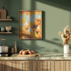 Yellow Sand Peak - Stretched Canvas, Poster Or Fine Art Print(Yellow Sand Peak Stretched Canvas Poster Or Fine Art Print) 20 Yellow Sand Peak - Stretched Canvas, Poster Or Fine Art Print(Yellow Sand Peak Stretched Canvas Poster Or Fine Art Print) -Heart Wall Art Store pictufy green kitchen ratio 4x5 2790438