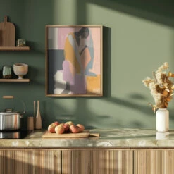 The Wall - Stretched Canvas, Poster Or Fine Art Print(The Wall Stretched Canvas Poster Or Fine Art Print) -Heart Wall Art Store pictufy green kitchen ratio 4x5 2793820