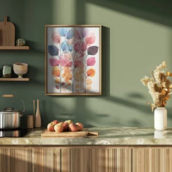 Minimal Calms 34 - Stretched Canvas, Poster Or Fine Art Print(Minimal Calms 34 Stretched Canvas Poster Or Fine Art Print) -Heart Wall Art Store pictufy green kitchen ratio 4x5 2794646