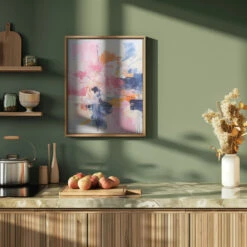 Blush Indigo Abstract Print First 4x - Stretched Canvas, Poster Or Fine Art Print(Blush Indigo Abstract Print First 4x Stretched Canvas Poster Or Fine Art Print) 20 Blush Indigo Abstract Print First 4x - Stretched Canvas, Poster Or Fine Art Print(Blush Indigo Abstract Print First 4x Stretched Canvas Poster Or Fine Art Print) -Heart Wall Art Store pictufy green kitchen ratio 4x5 2802416