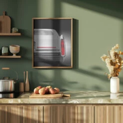 American Classic Car Brougham 1987 Rear - Stretched Canvas, Poster Or Fine Art Print(American Classic Car Brougham 1987 Rear Stretched Canvas Poster Or Fine Art Print) -Heart Wall Art Store pictufy green kitchen ratio 4x5 2860388