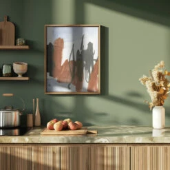 Paper Works 16 II - Stretched Canvas, Poster Or Fine Art Print(Paper Works 16 Ii Stretched Canvas Poster Or Fine Art Print) -Heart Wall Art Store pictufy green kitchen ratio 4x5 2891401