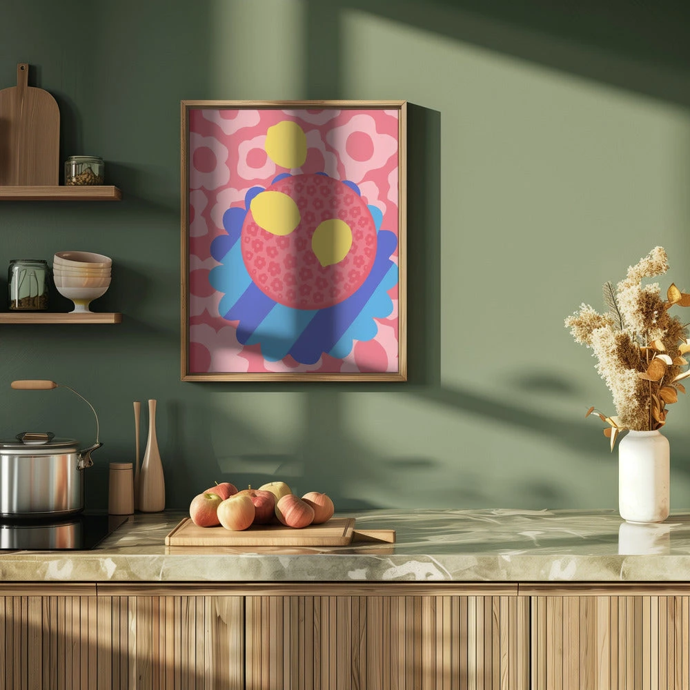 Lemon Flower Plate - Stretched Canvas, Poster Or Fine Art Print(Lemon Flower Plate Stretched Canvas Poster Or Fine Art Print) 9 Lemon Flower Plate - Stretched Canvas, Poster Or Fine Art Print(Lemon Flower Plate Stretched Canvas Poster Or Fine Art Print) - Image 9