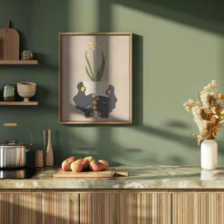 Holding Hope - Stretched Canvas, Poster Or Fine Art Print(Holding Hope Stretched Canvas Poster Or Fine Art Print) -Heart Wall Art Store pictufy green kitchen ratio 4x5 2936187