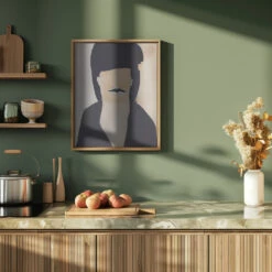 Me In A Past Life - Stretched Canvas, Poster Or Fine Art Print(Me In A Past Life Stretched Canvas Poster Or Fine Art Print) -Heart Wall Art Store pictufy green kitchen ratio 4x5 2997379