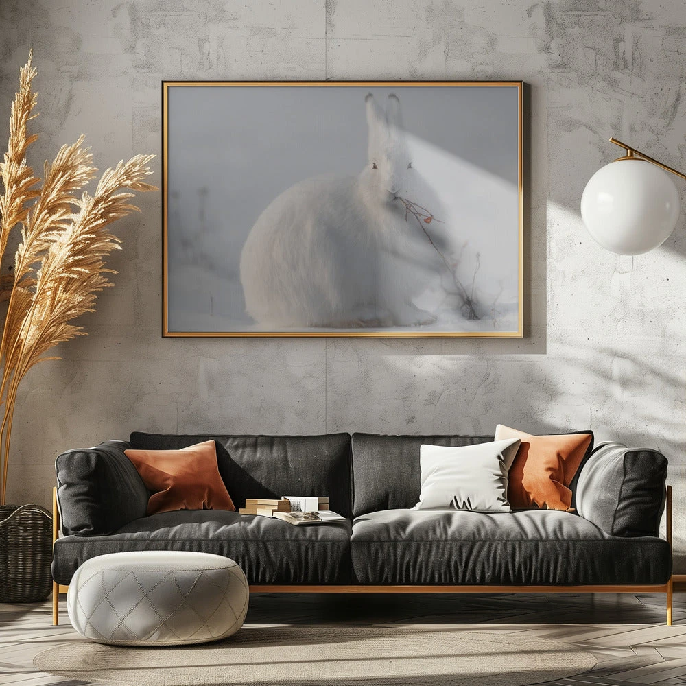Wild Arctic Hare - Stretched Canvas, Poster Or Fine Art Print(Wild Arctic Hare Stretched Canvas Poster Or Fine Art Print) 10 Wild Arctic Hare - Stretched Canvas, Poster Or Fine Art Print(Wild Arctic Hare Stretched Canvas Poster Or Fine Art Print) - Image 10