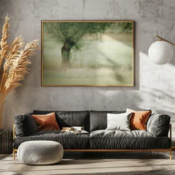Willow - Stretched Canvas, Poster Or Fine Art Print(Willow Stretched Canvas Poster Or Fine Art Print 2) -Heart Wall Art Store pictufy horizontal dark sofa gray wall ratio 5x7 1706031