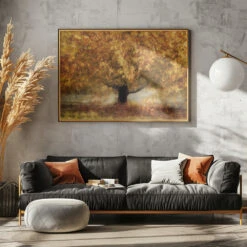 Gold Colors - Stretched Canvas, Poster Or Fine Art Print(Gold Colors Stretched Canvas Poster Or Fine Art Print) -Heart Wall Art Store pictufy horizontal dark sofa gray wall ratio 5x7 2140317