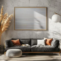 Glimmer - Stretched Canvas, Poster Or Fine Art Print(Glimmer Stretched Canvas Poster Or Fine Art Print) -Heart Wall Art Store pictufy horizontal dark sofa gray wall ratio 5x7 2781849