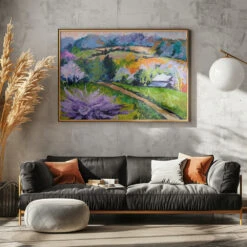 Pennsylvania Path - Stretched Canvas, Poster Or Fine Art Print(Pennsylvania Path Stretched Canvas Poster Or Fine Art Print) -Heart Wall Art Store pictufy horizontal dark sofa gray wall ratio 5x7 2786665