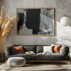 AbstractBrushstrokes Texture - Stretched Canvas, Poster Or Fine Art Print(Abstract Brushstrokes Texture Stretched Canvas Poster Or Fine Art Print) 21 AbstractBrushstrokes Texture - Stretched Canvas, Poster Or Fine Art Print(Abstract Brushstrokes Texture Stretched Canvas Poster Or Fine Art Print) -Heart Wall Art Store pictufy horizontal dark sofa gray wall ratio 5x7 2890624