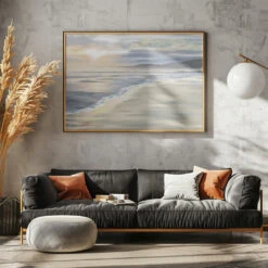 'Walk With Me', Grotto Beach, Hermanus, South Africa - Stretched Canvas, Poster Or Fine Art Print(039 Walk With Me 039 Grotto Beach Hermanus South Africa Stretched Canvas Poster Or Fine Art Print) -Heart Wall Art Store pictufy horizontal dark sofa gray wall ratio 5x7 2941827