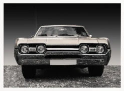 US Classic Car 1967 Cutlass Supreme Sports Coupe - Stretched Canvas, Poster Or Fine Art Print(Us Classic Car 1967 Cutlass Supreme Sports Coupe Stretched Canvas Poster Or Fine Art Print) -Heart Wall Art Store pictufy horizontal white 70x50 2143262