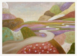 Through The Lull Fields - Stretched Canvas, Poster Or Fine Art Print(Through The Lull Fields Stretched Canvas Poster Or Fine Art Print) -Heart Wall Art Store pictufy horizontal white 70x50 2571708